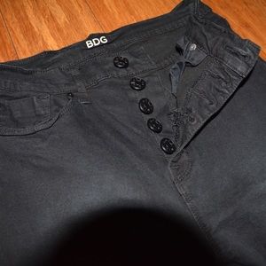 Urban Outfitters BDG Black Button-up Jean